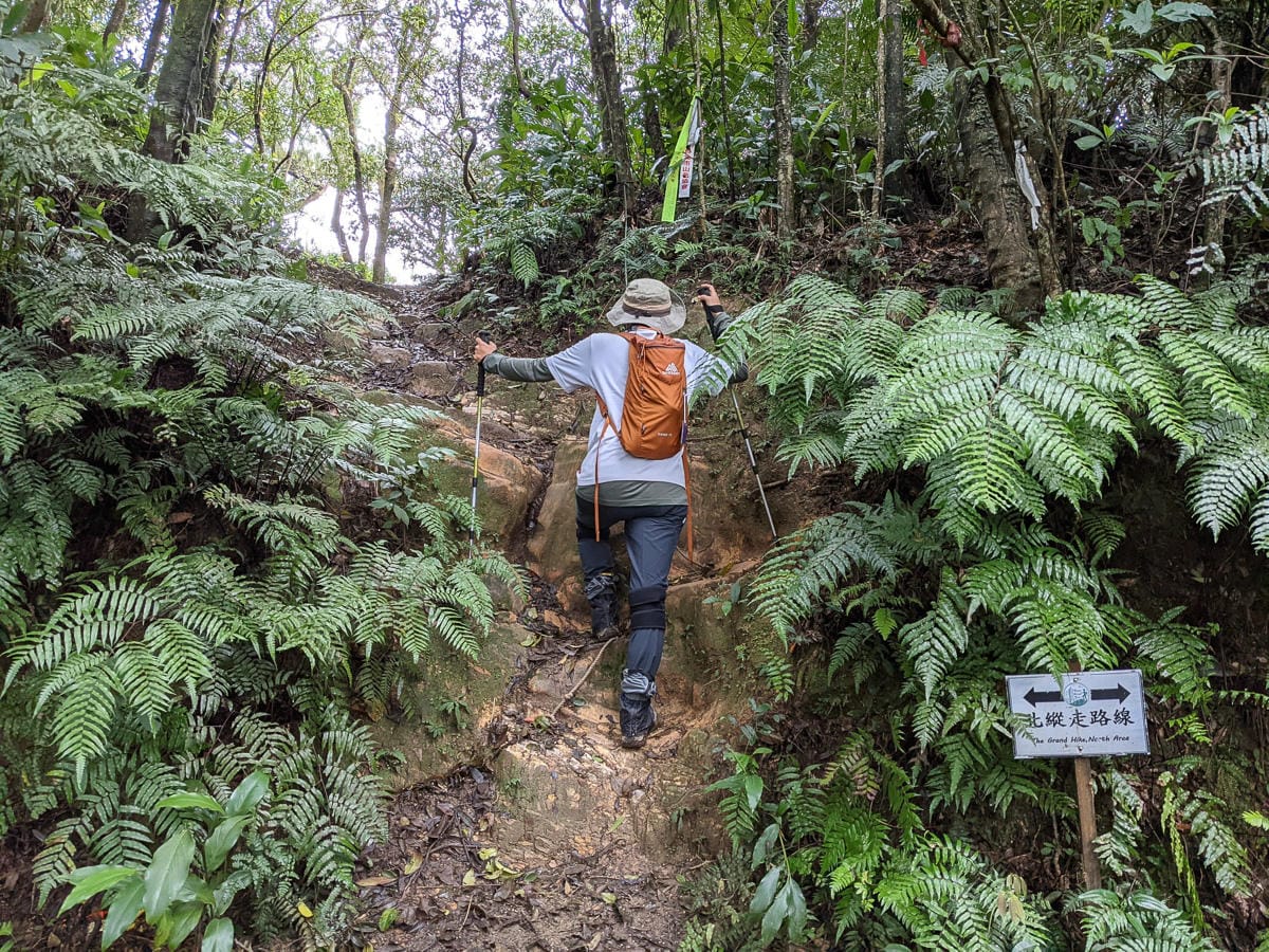 台北大縱走北四段 風櫃嘴到許願步道幸福廣場再接捷運大湖公園