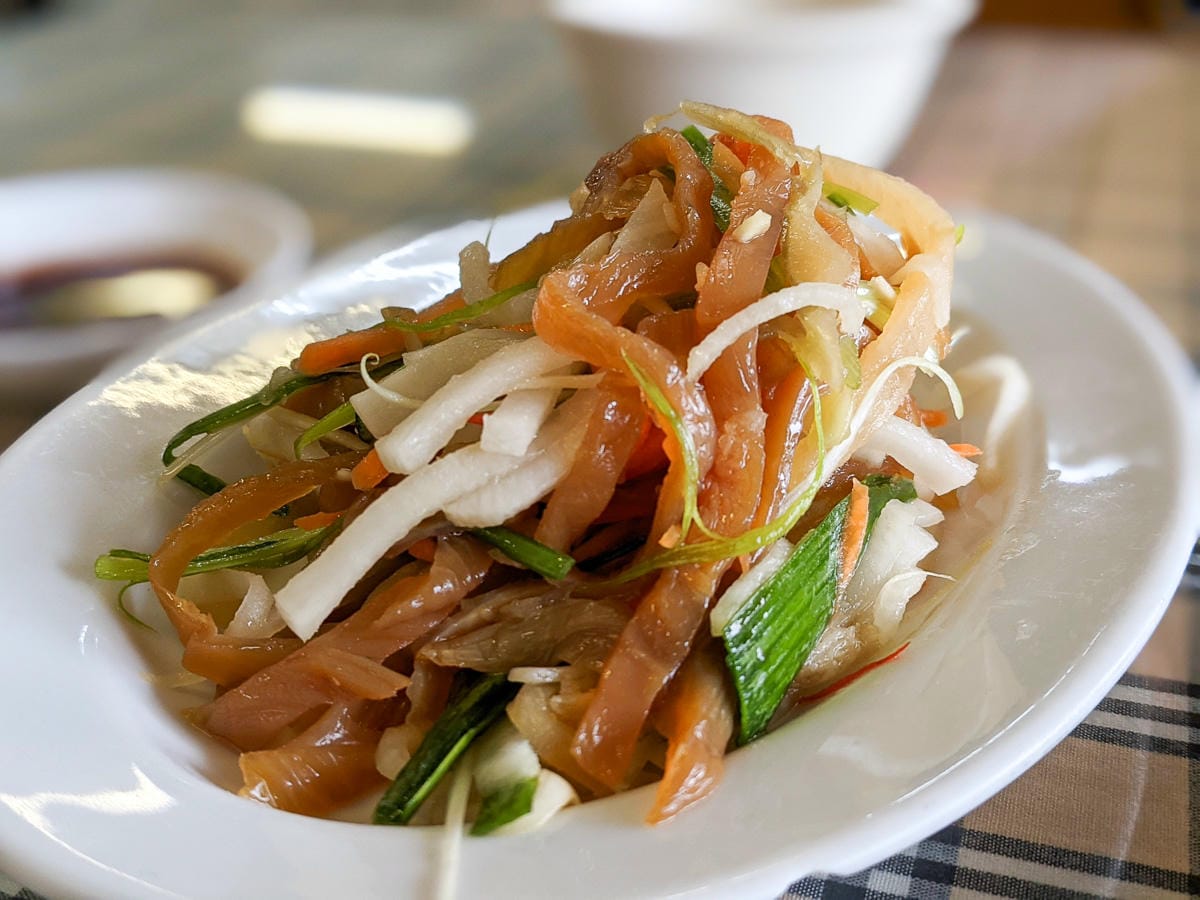 三峽五寮尖松柏園餃子館 下山熱炒小吃平假日都有