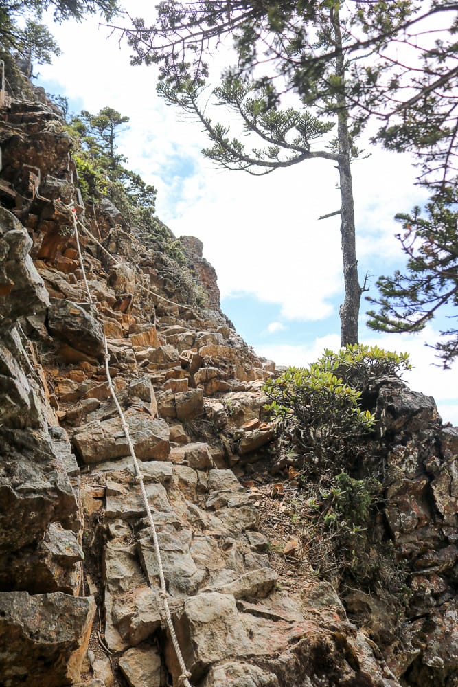 品田山V斷崖難不難？武陵四秀品田池有必經之路