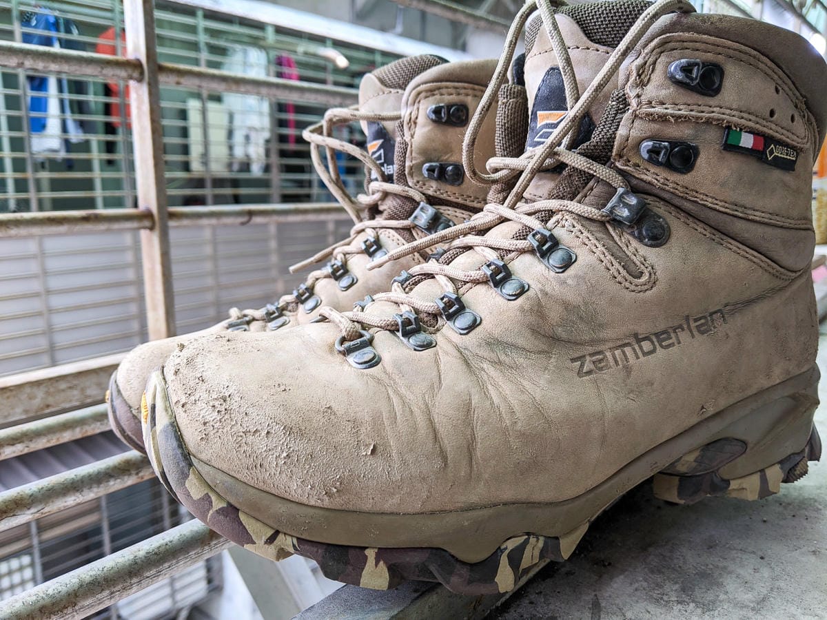 登山裝備 Zamberlan 迷彩獵靴缺點高山實際心得