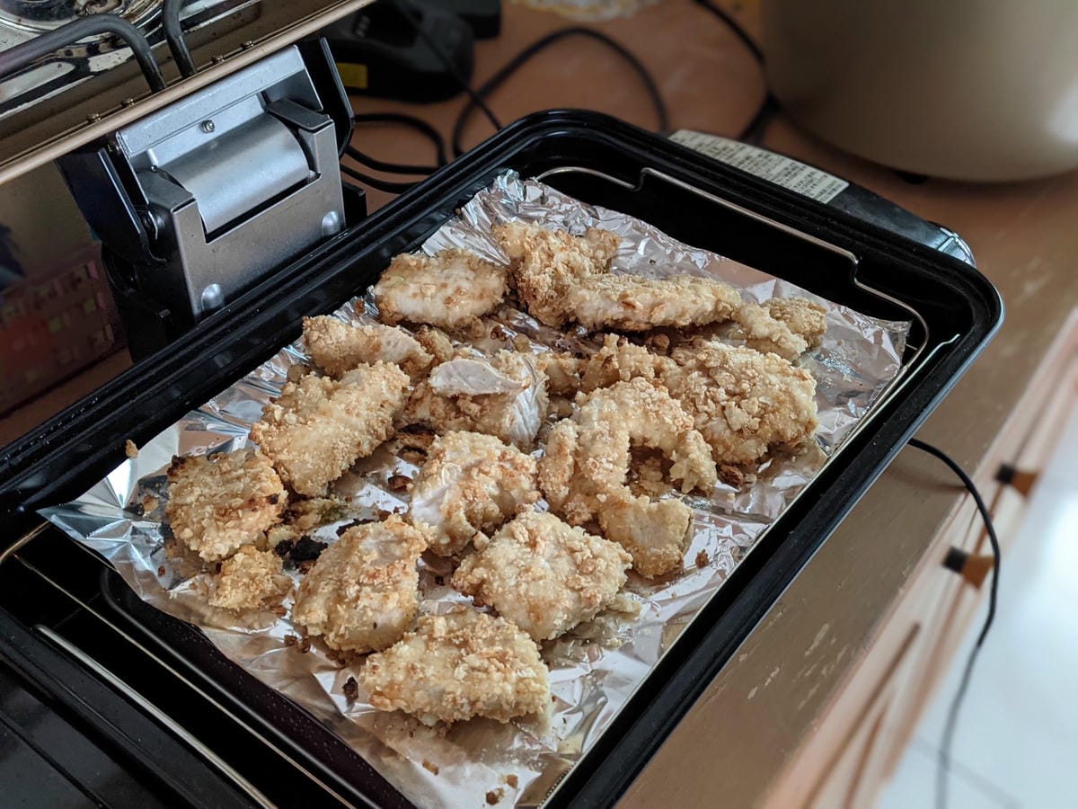 炸雞塊鹽酥雞做法不麻煩食譜 烤箱無油無麵粉之烤魚機版本 - 第2張圖 炸雞塊鹽酥雞做法不麻煩食譜 烤箱無油無麵粉之烤魚機版本