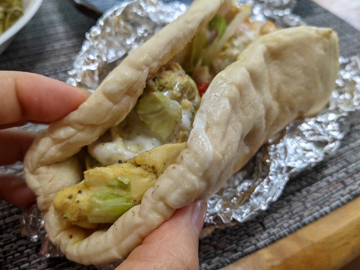 內湖哈拉雞 Hala Chicken 紐約雞希臘捲得我心 - 第3張圖 hala chicken 內湖希臘捲下午茶外送雞胸料理