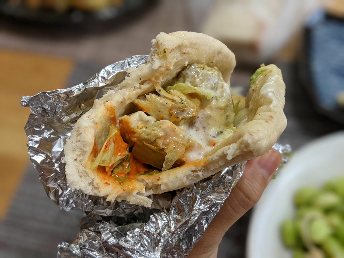 內湖哈拉雞 Hala Chicken 紐約雞希臘捲得我心 - 第2張圖 hala chicken 內湖希臘捲下午茶外送雞胸料理