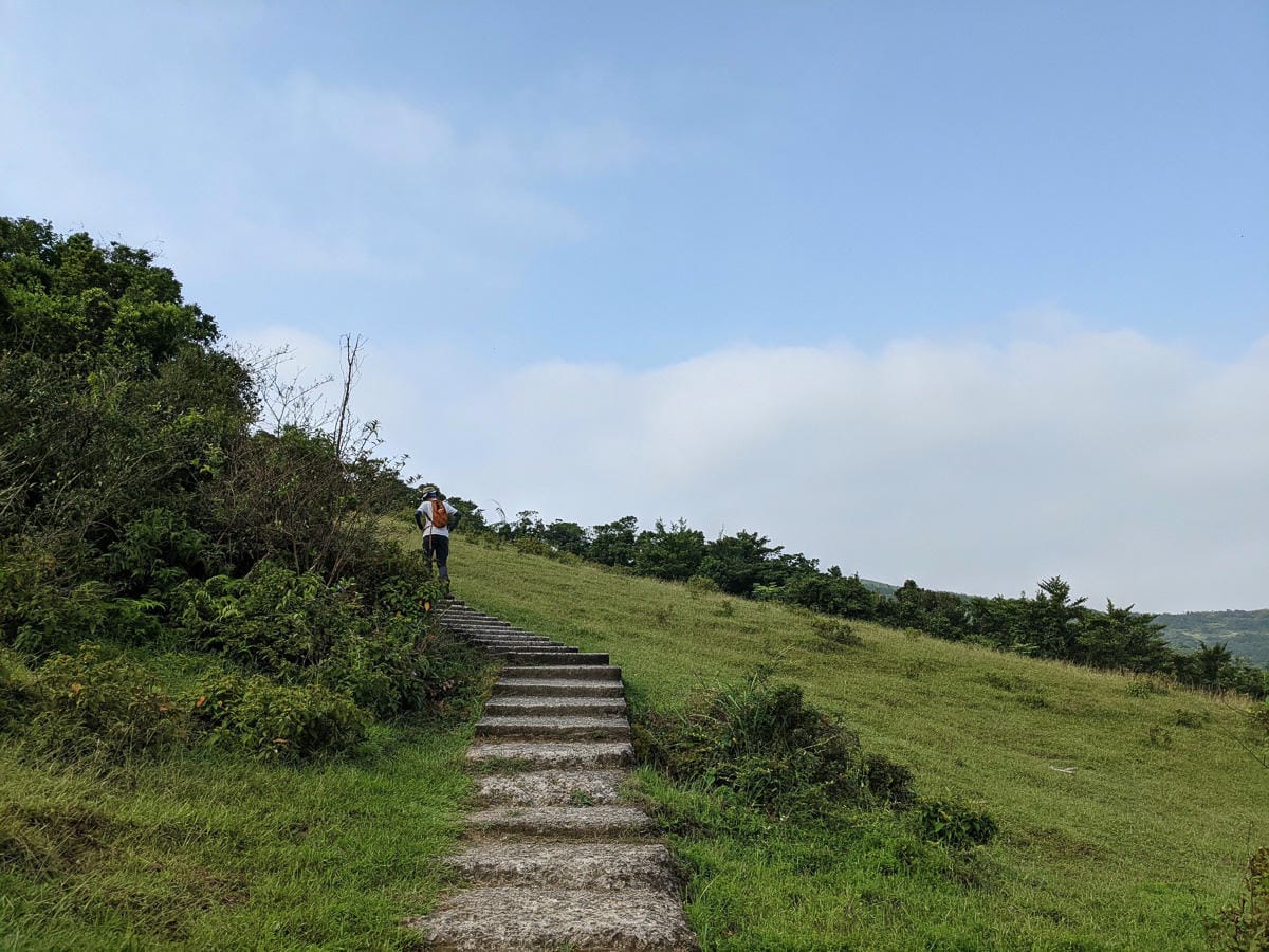 貢寮桃源谷草原 內寮上大里下桃源谷步道路線