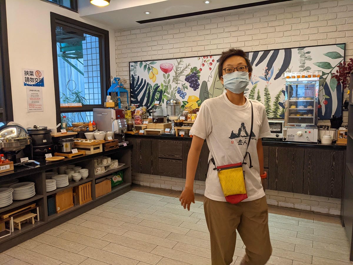 嘉義行藝文旅 乾淨整齊安靜熱水強自助早餐不錯