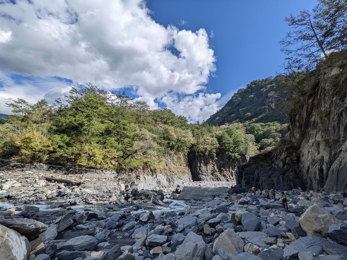 萬大北溪溫泉 奧萬大南投冬季之峽谷露營星空滿佈