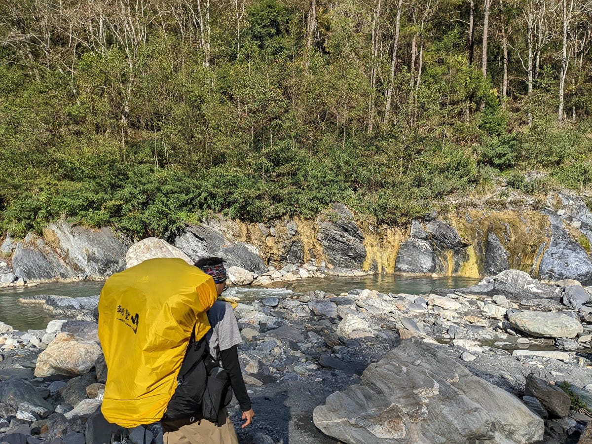 萬大北溪溫泉 奧萬大南投冬季之峽谷露營星空滿佈
