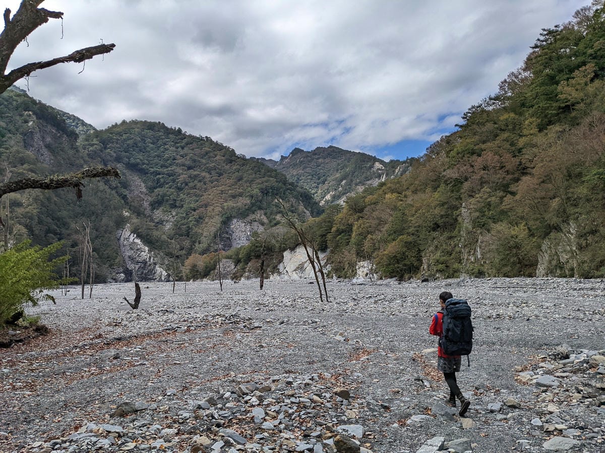 萬大北溪溫泉 奧萬大南投冬季之峽谷露營星空滿佈