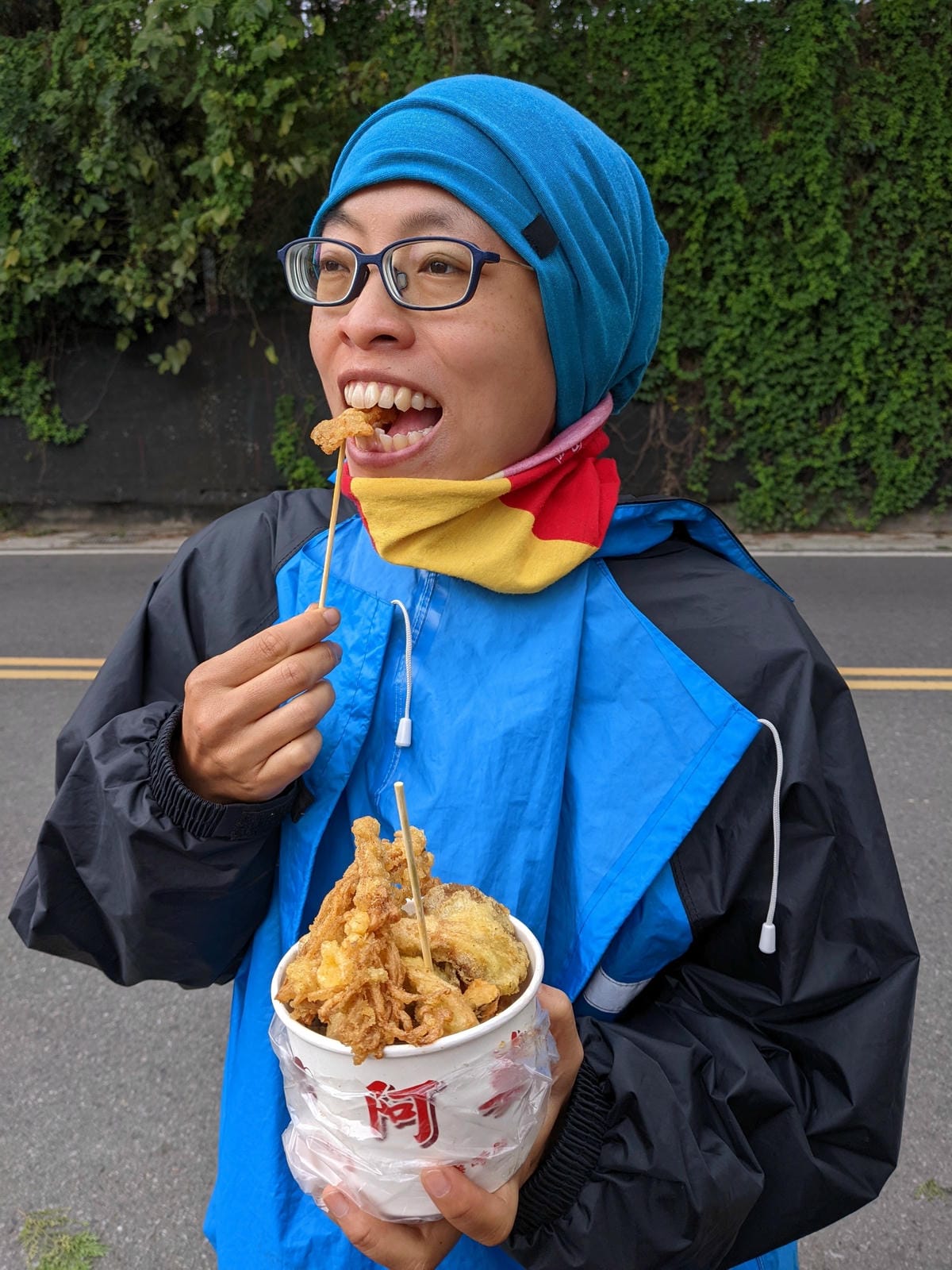 谷關下山吃新社阿婆杏鮑菇炸香菇 - 第3張圖 新社阿婆