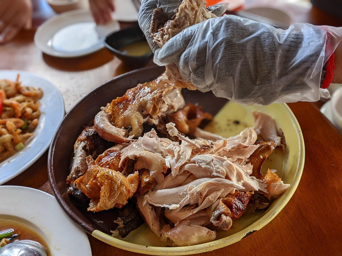 清境奧萬大餐廳塔洛灣甕仔雞 平日有開不錯吃