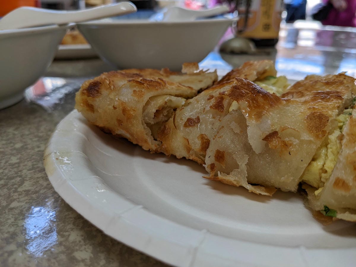 石牌無名手工蛋餅