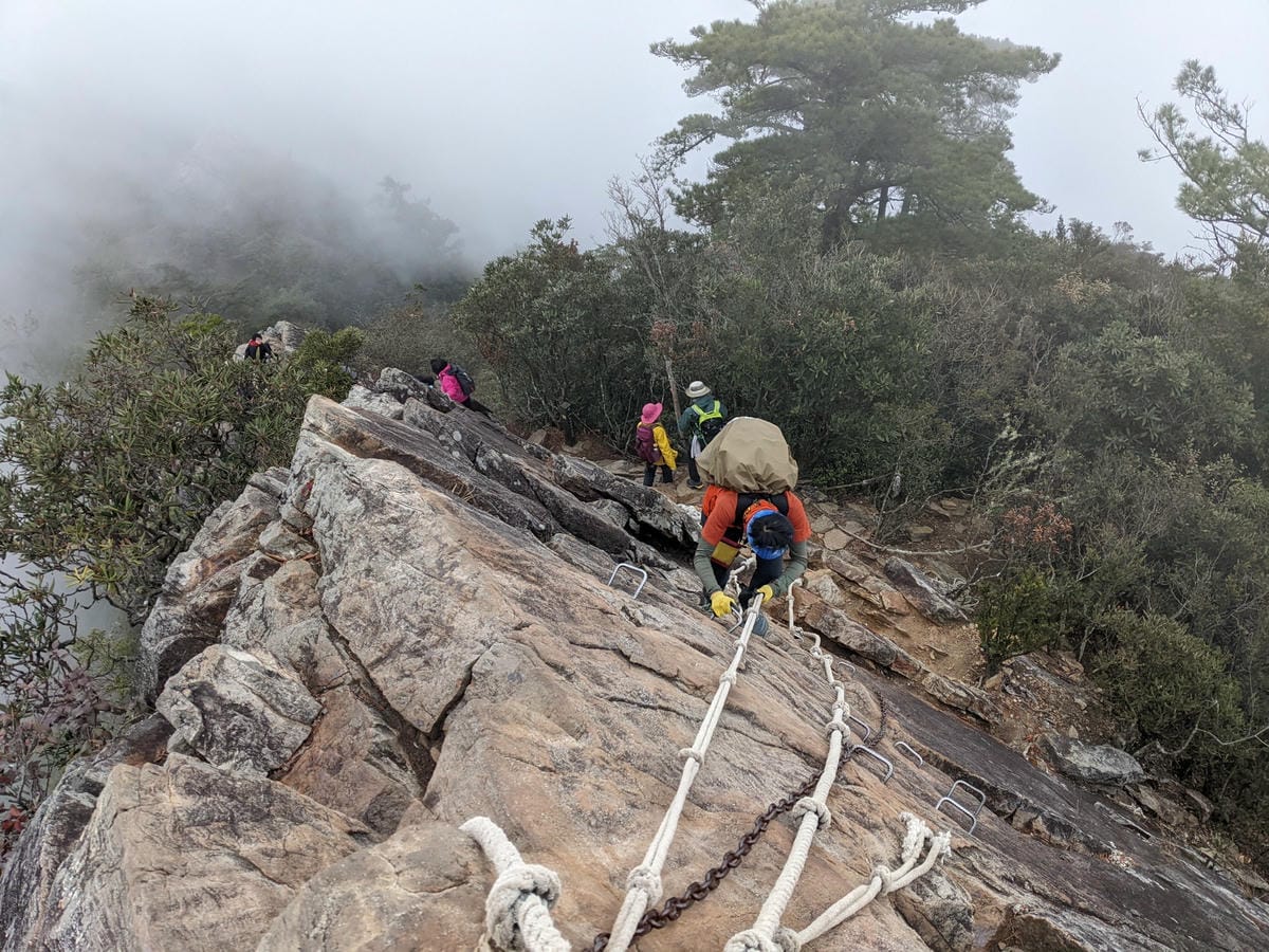 鳶嘴稍來山環狀O型 | 攀爬拉繩森林浴通吃