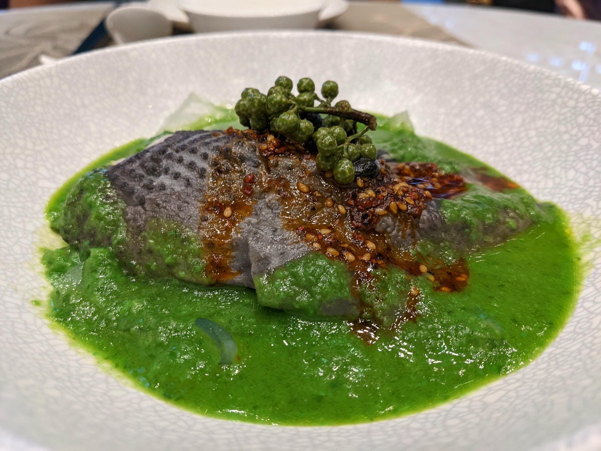 林口喜來登聚味軒 燒椒黑瑪瑙絕品美味