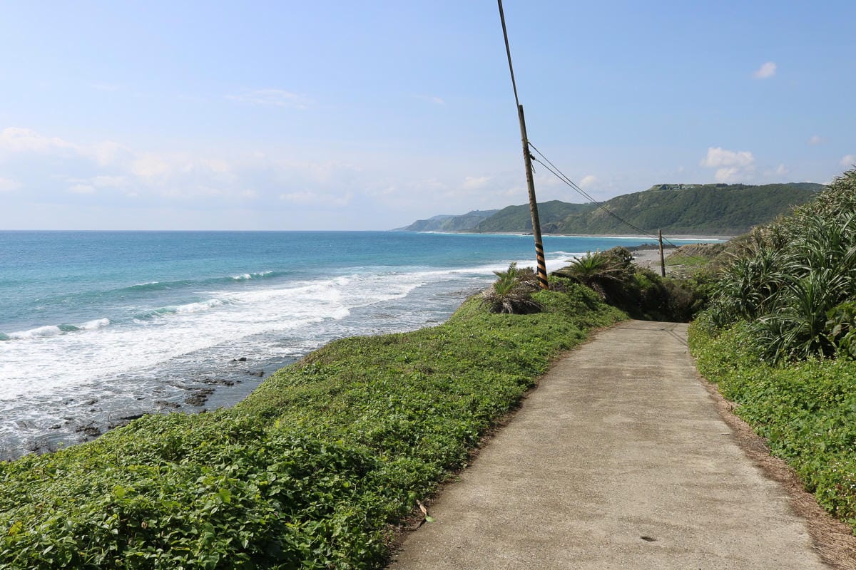 阿朗壹古道屏東到台東 旭海進南田出的台東藍