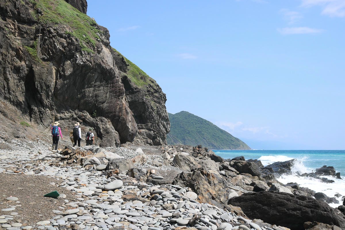 阿朗壹古道屏東到台東 旭海進南田出的台東藍