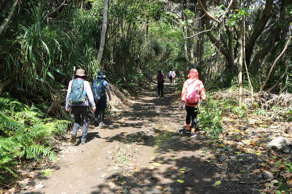 阿朗壹古道屏東到台東 旭海進南田出的台東藍