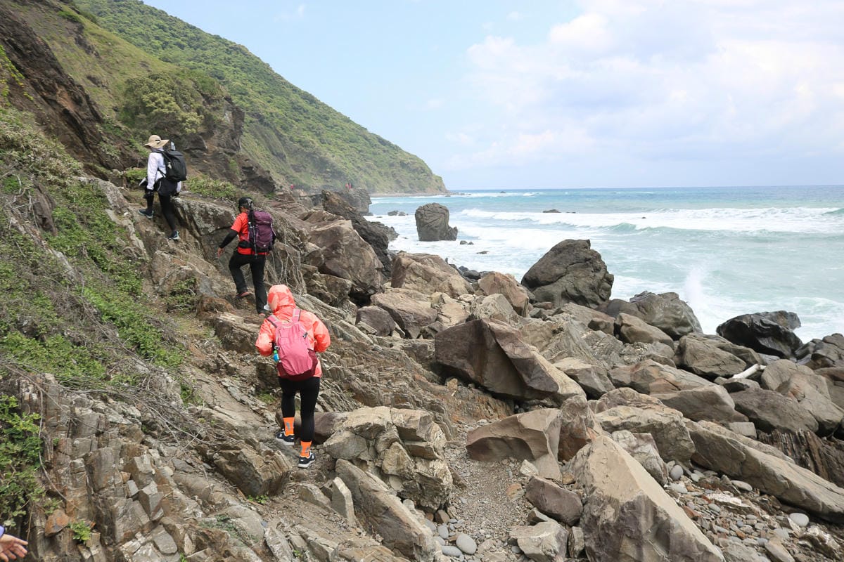 阿朗壹古道屏東到台東 旭海進南田出的台東藍