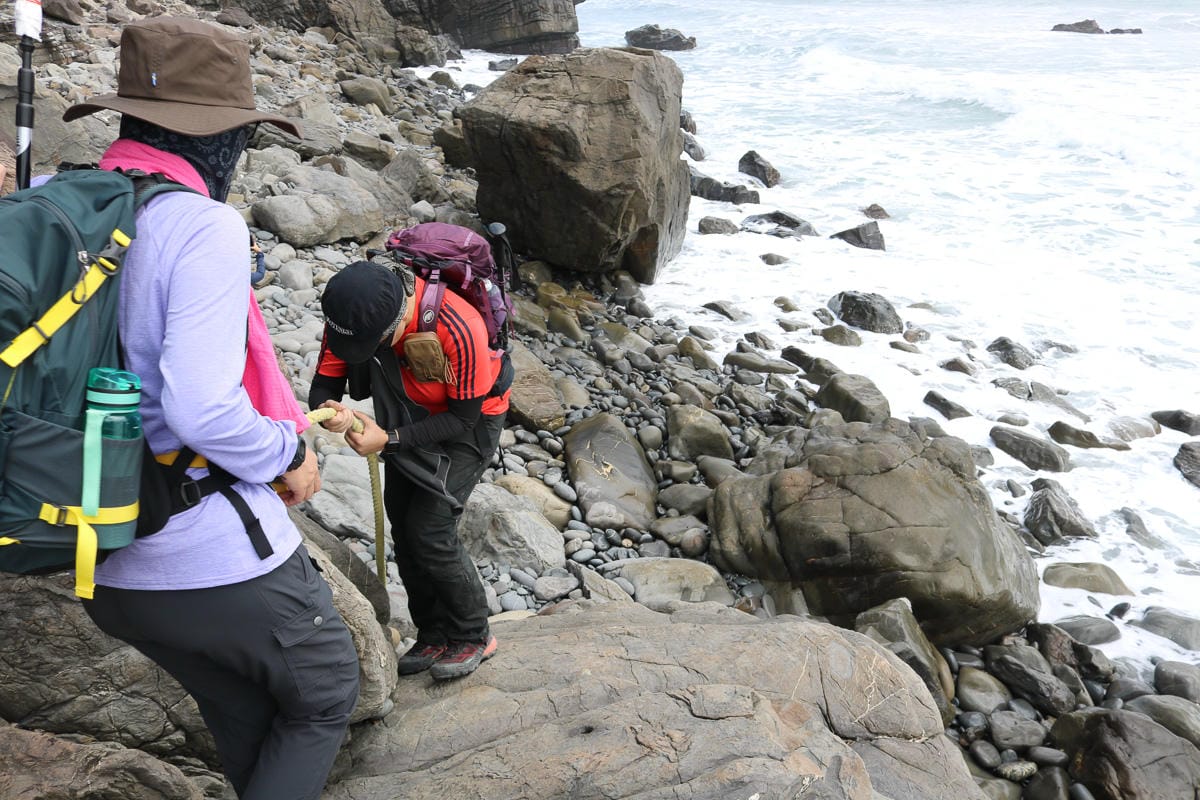 阿朗壹古道屏東到台東 旭海進南田出的台東藍