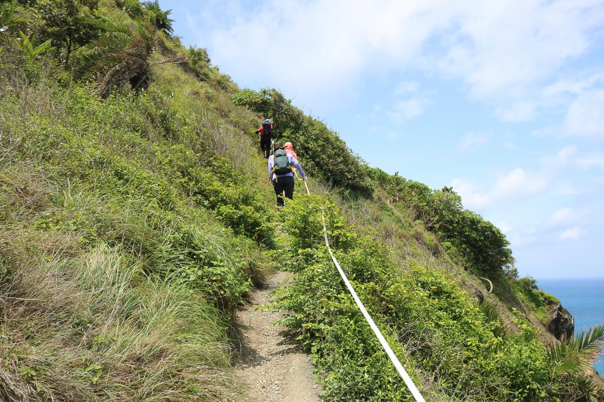 阿朗壹古道屏東到台東 旭海進南田出的台東藍