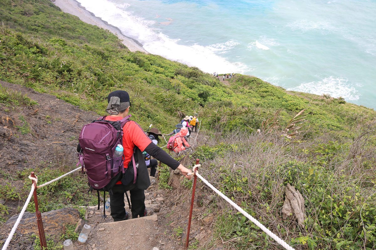 阿朗壹古道屏東到台東 旭海進南田出的台東藍