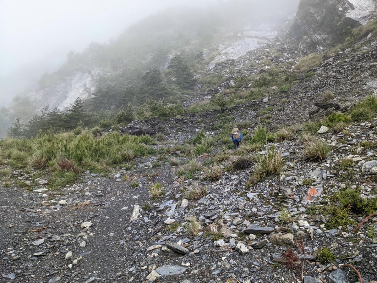 南橫F4 關山嶺山｜碎石坡走一步退兩步