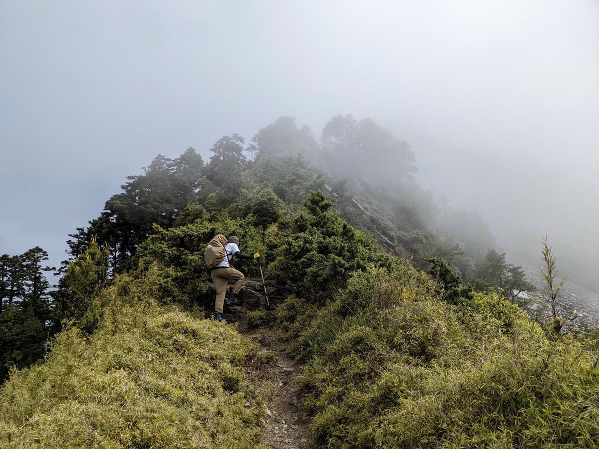 南橫F4 關山嶺山｜碎石坡走一步退兩步