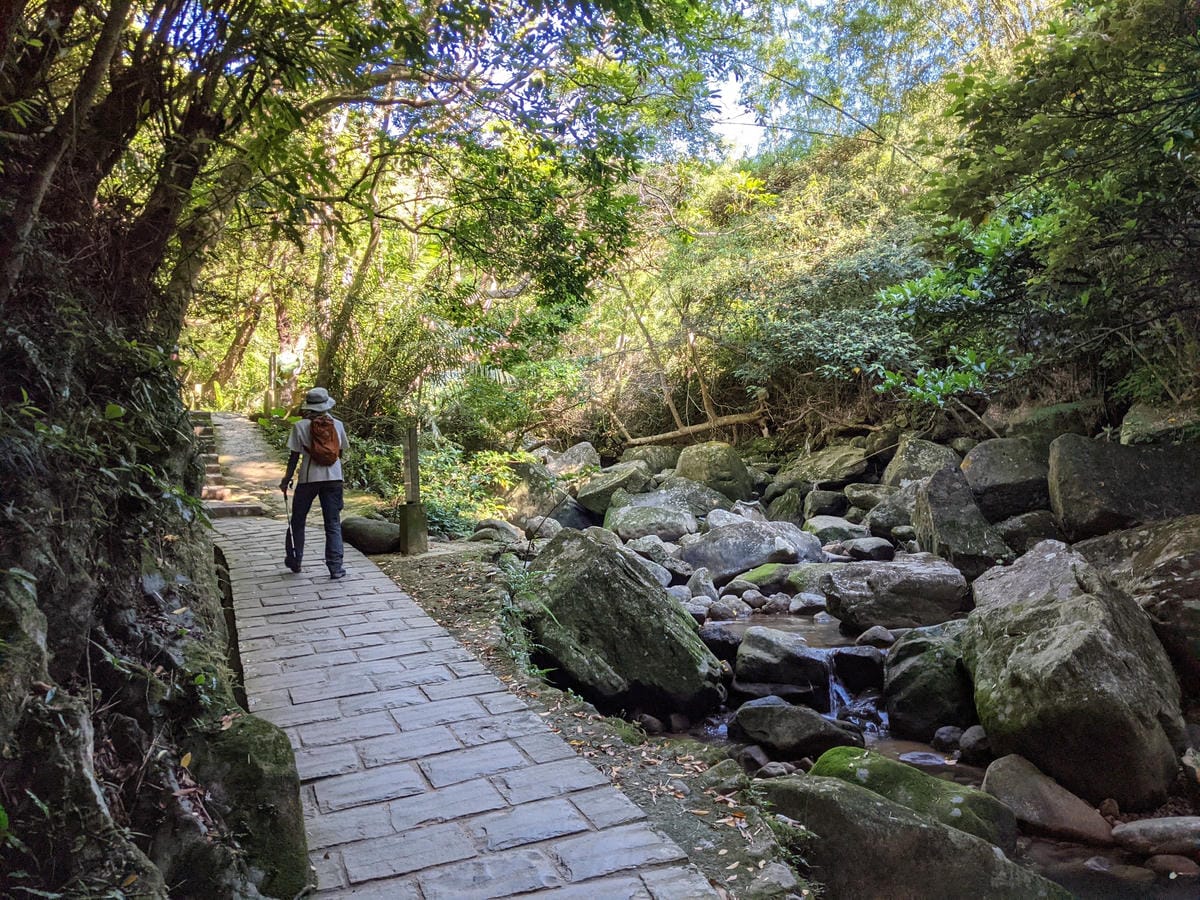 台北內湖 龍船岩非傳統的挑戰路線 迷你版五寮尖練腿推薦