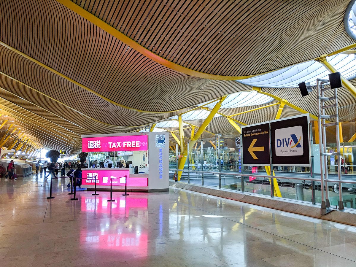 西班牙馬德里機場退稅tax diva退稅refund11