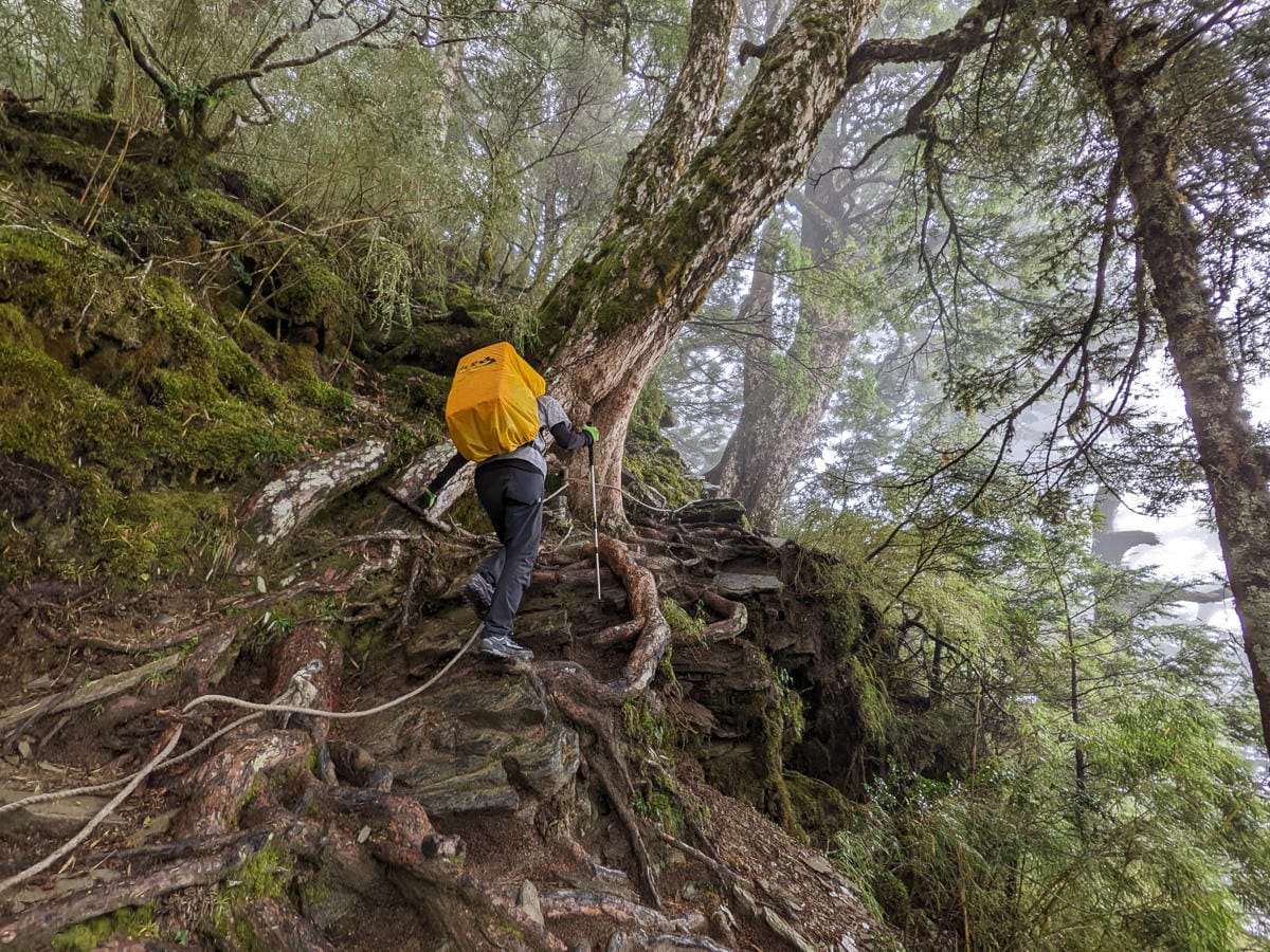 走進奇萊主北 奇萊稜線百岳黑色奇萊面紗不是蓋的