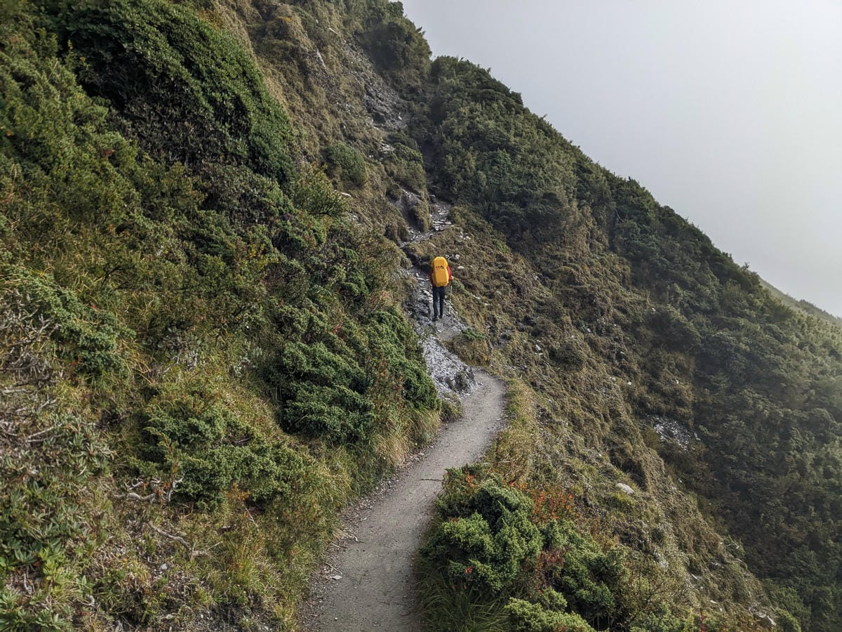 走進奇萊主北 奇萊稜線百岳黑色奇萊面紗不是蓋的