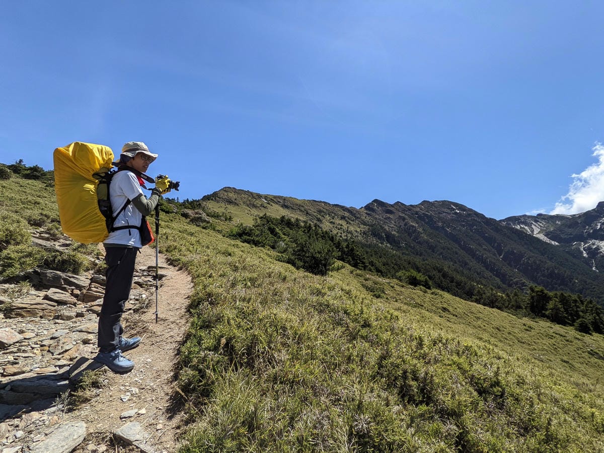 南湖大山難度行程記錄｜圈谷前的眼淚｜碎石坡