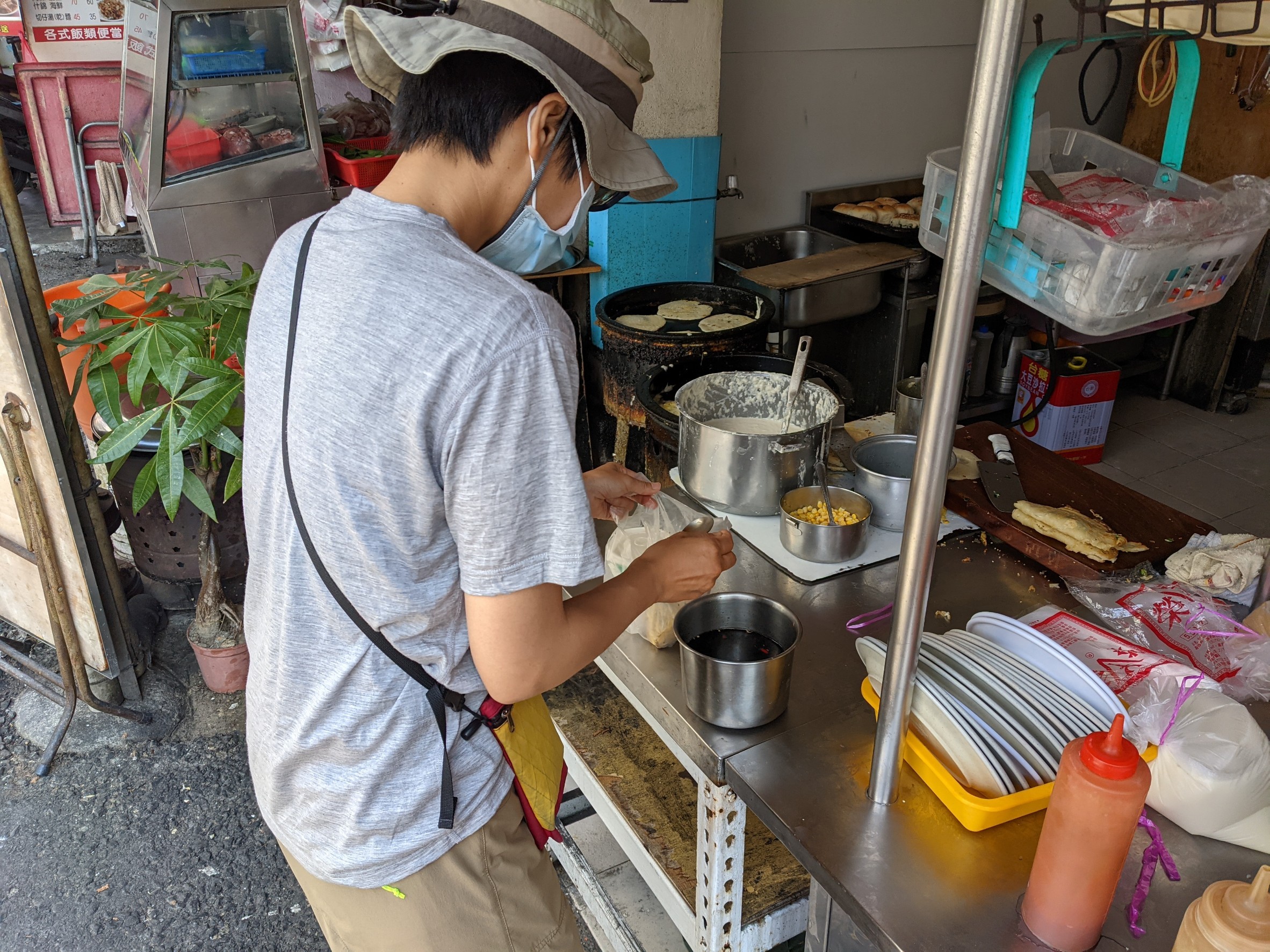 嘉義阿焜早點蔥燒餅 蚵庄海產海鮮餐廳