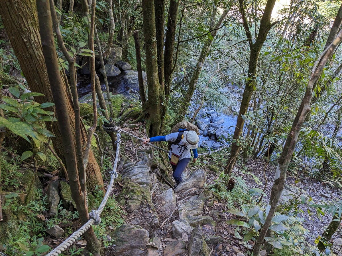 桶後越嶺道全段桶后林道 – 烏來到礁溪
