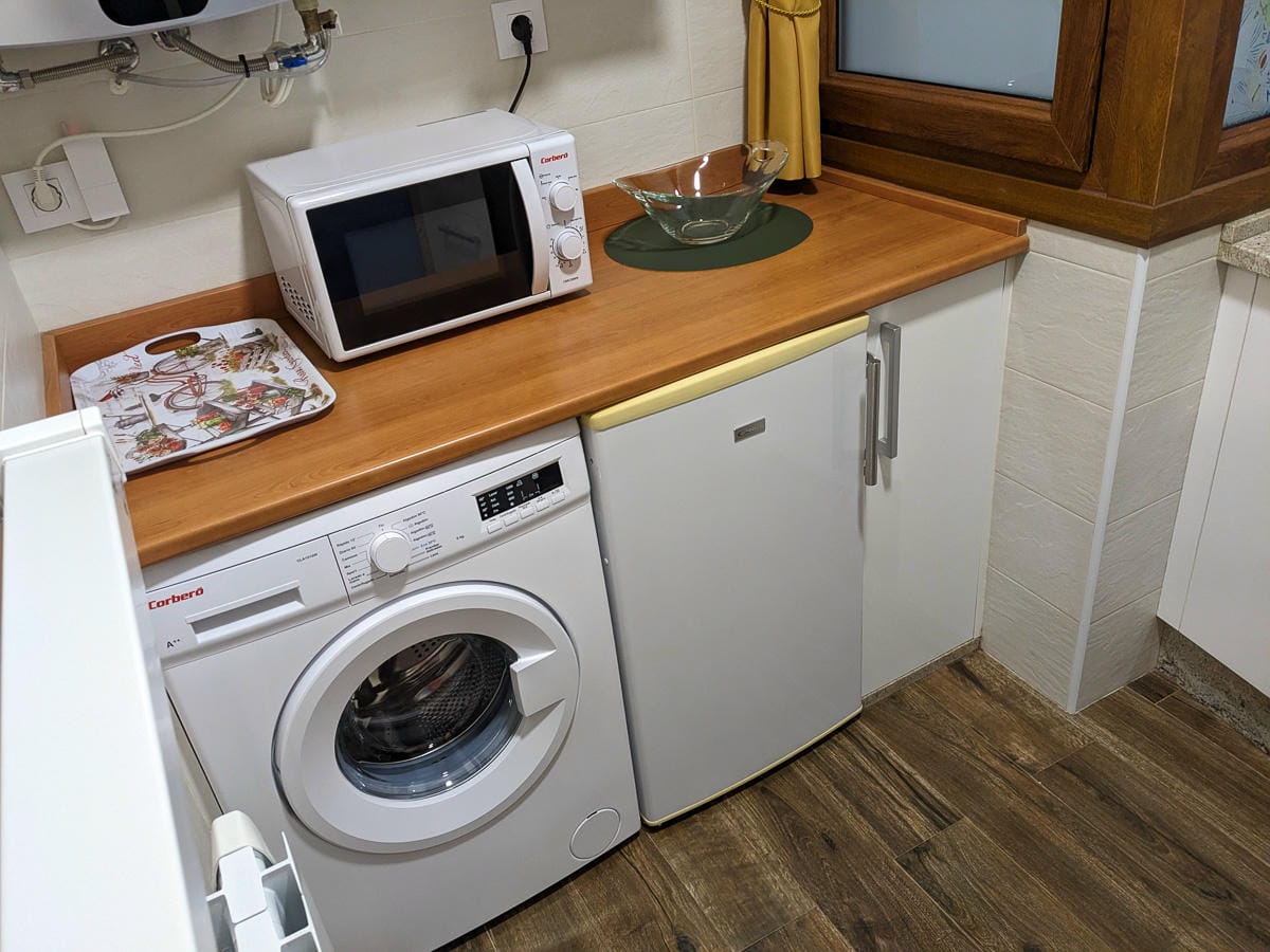 西班牙朝聖後Santiago公寓住宿洗衣機廚房超市通通有