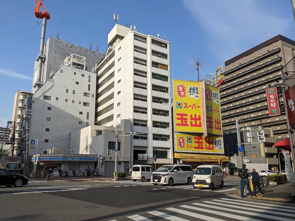 大阪交通方便公寓estay ebisu超市超方便