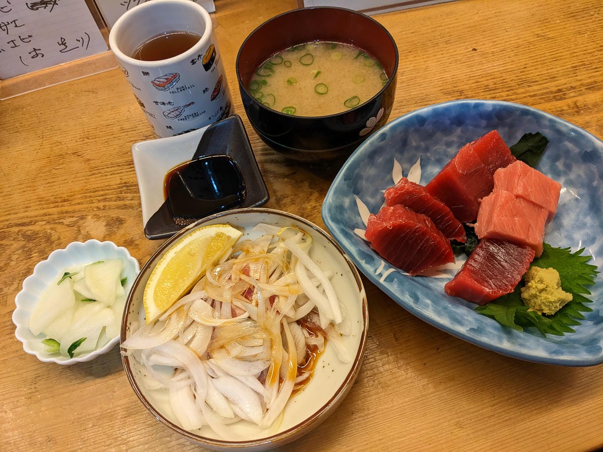 熊野古道紀伊勝浦車站住宿溫泉Oyado Hana&竹原鮪魚