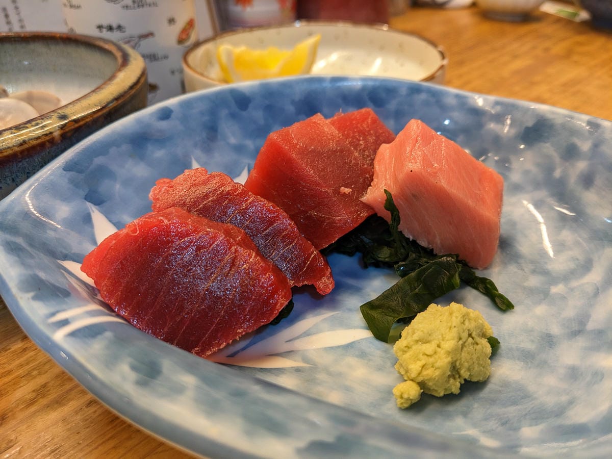 熊野古道紀伊勝浦車站住宿溫泉Oyado Hana&竹原鮪魚