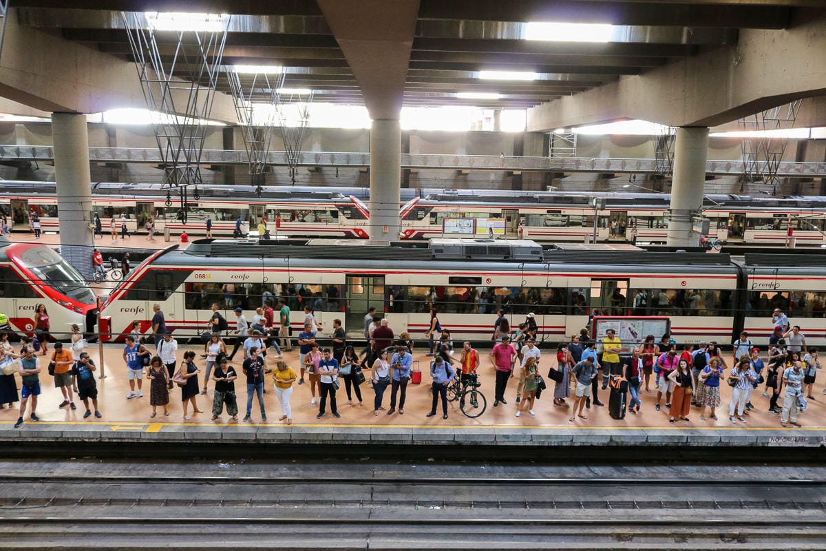 馬德里機場到市區交通，火車站介紹與T10交通卡