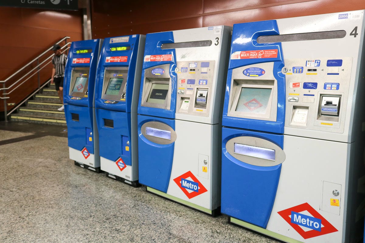 馬德里機場到市區交通，火車站介紹與T10交通卡