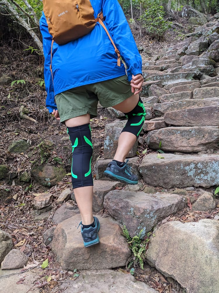 爬山護膝感想｜BODYVINE巴迪蔓超薄貼紮護膝