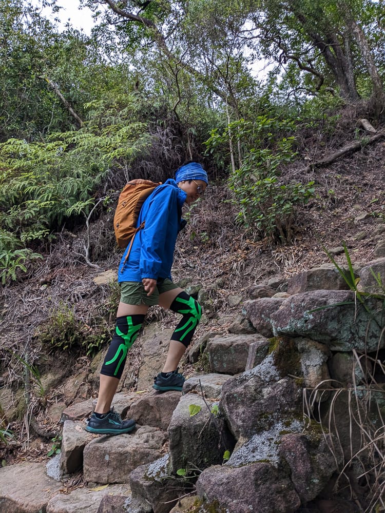 爬山護膝感想｜BODYVINE巴迪蔓超薄貼紮護膝