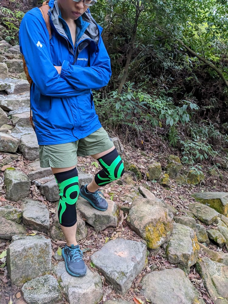 爬山護膝感想｜BODYVINE巴迪蔓超薄貼紮護膝