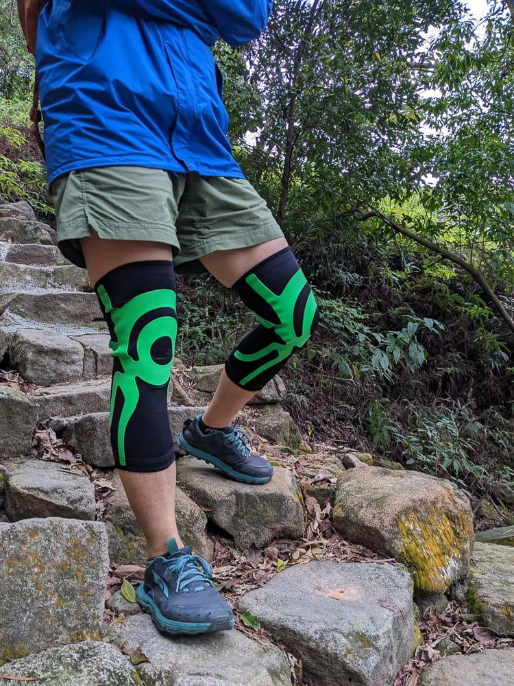 爬山護膝感想｜BODYVINE巴迪蔓超薄貼紮護膝