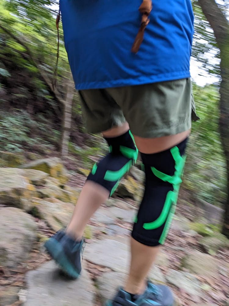 爬山護膝感想｜BODYVINE巴迪蔓超薄貼紮護膝