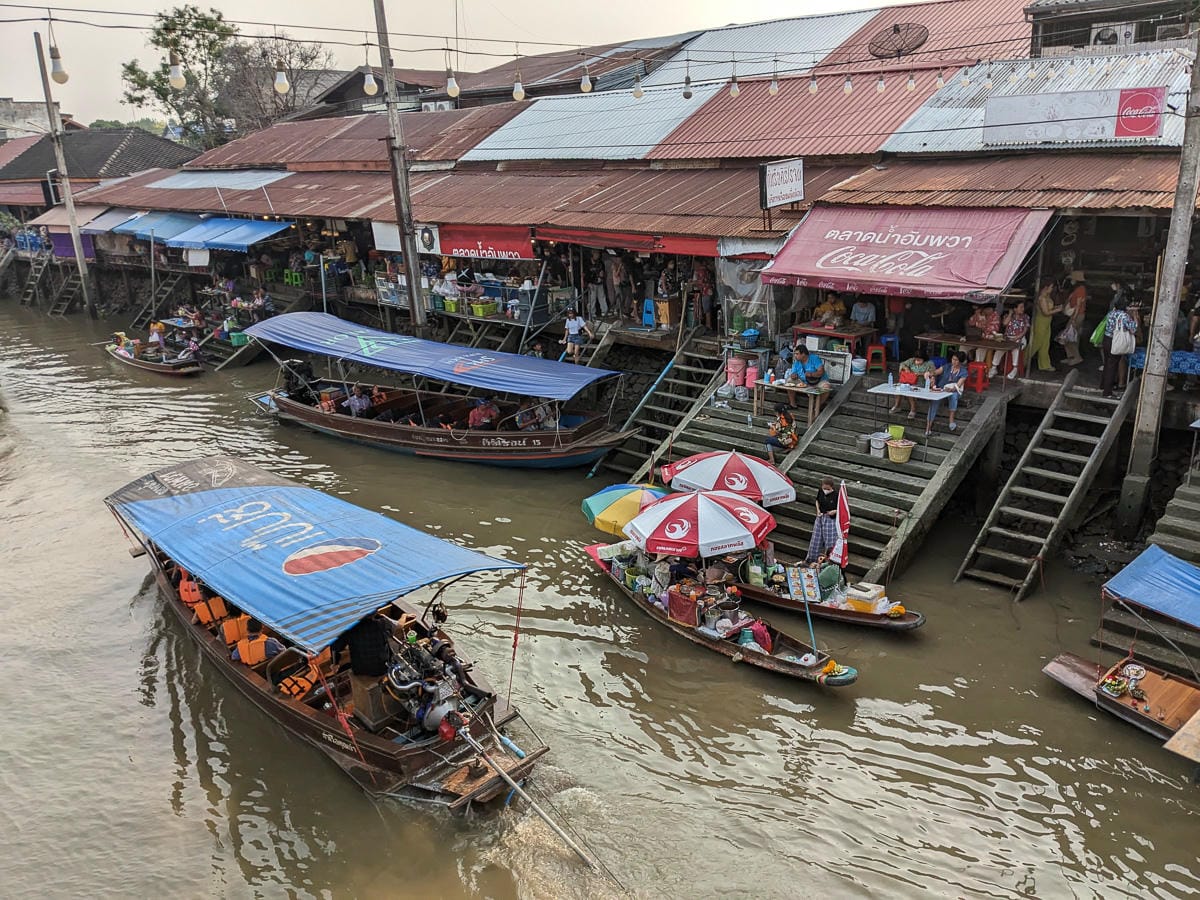曼谷近郊一日遊推薦水上市場&遊船