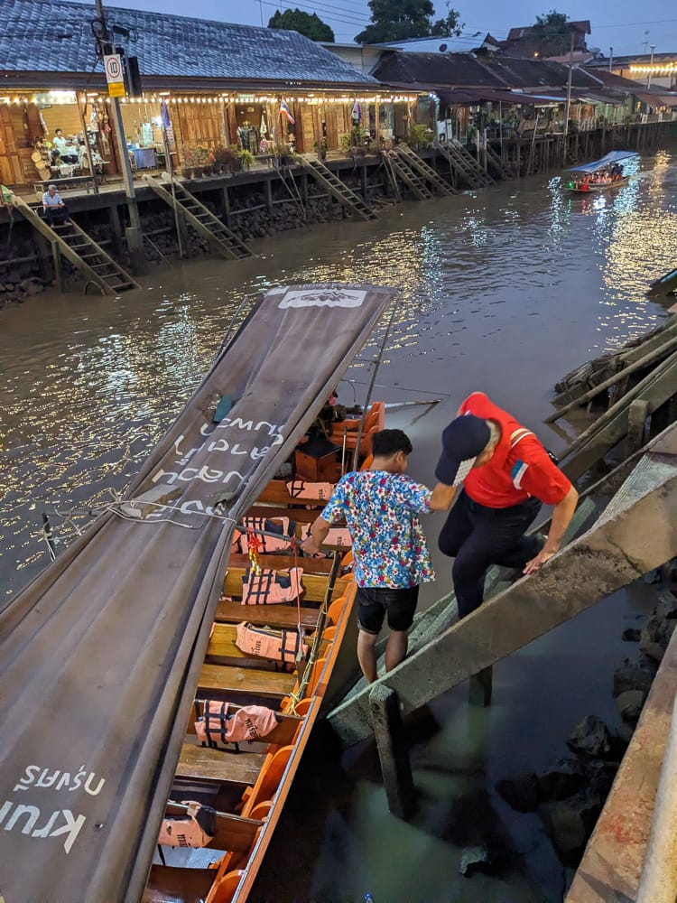 曼谷近郊一日遊推薦水上市場&遊船