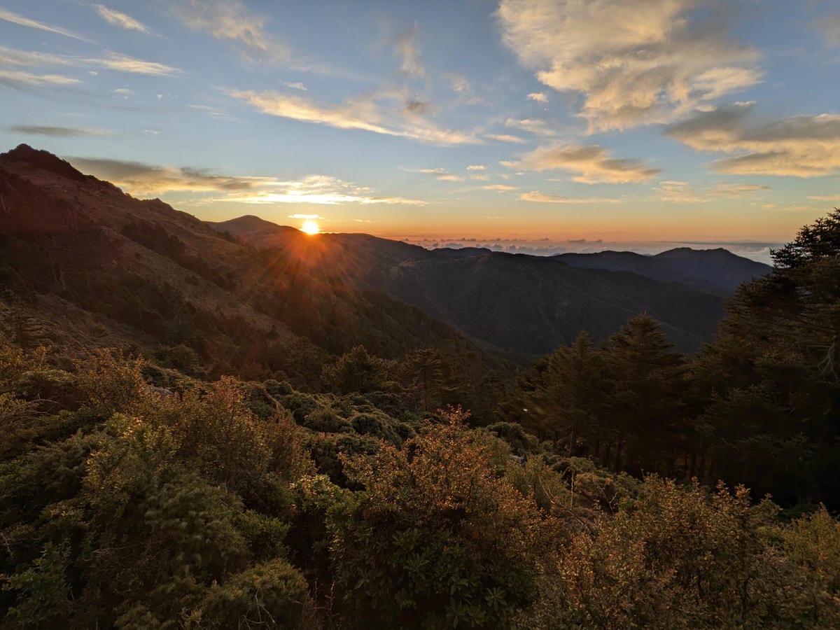 嘉明湖傳統向陽路線進出給新手