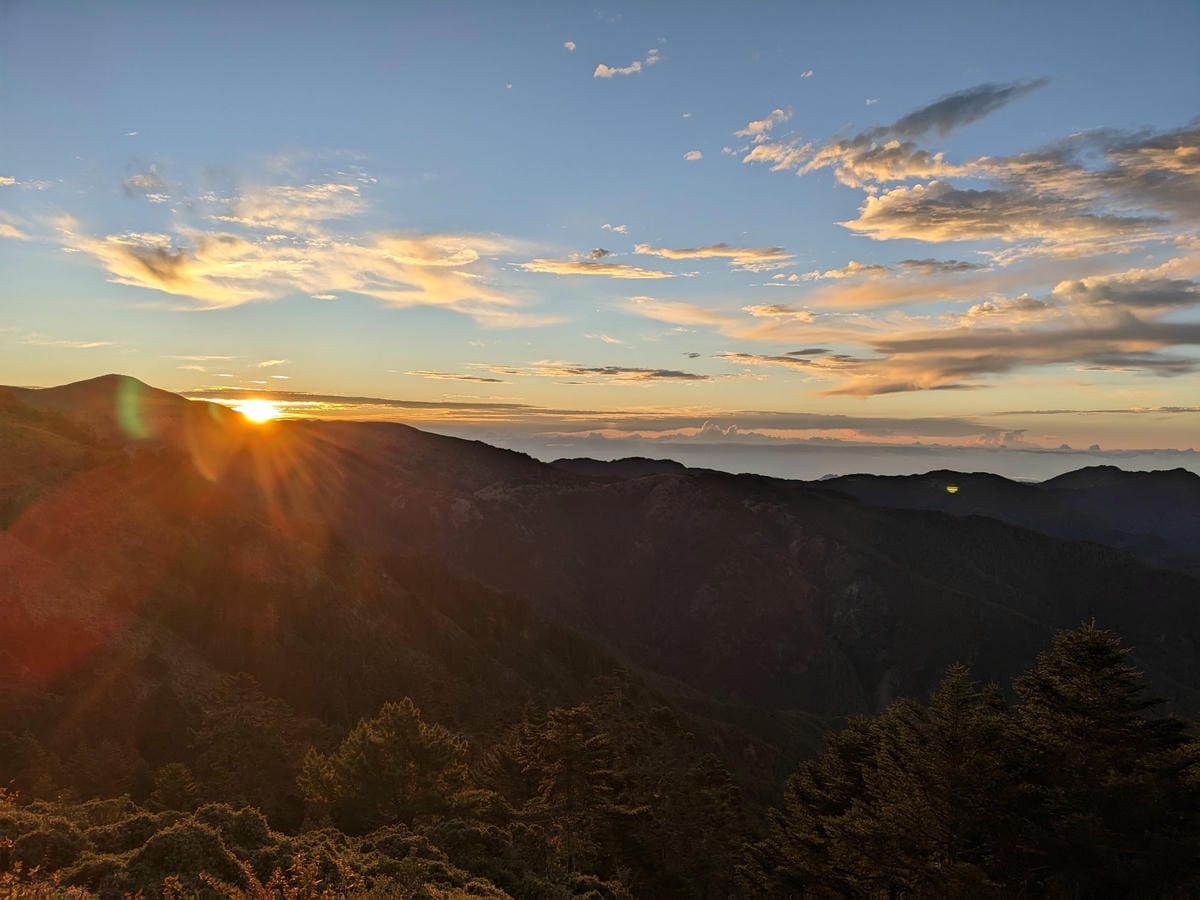 嘉明湖傳統向陽路線進出給新手