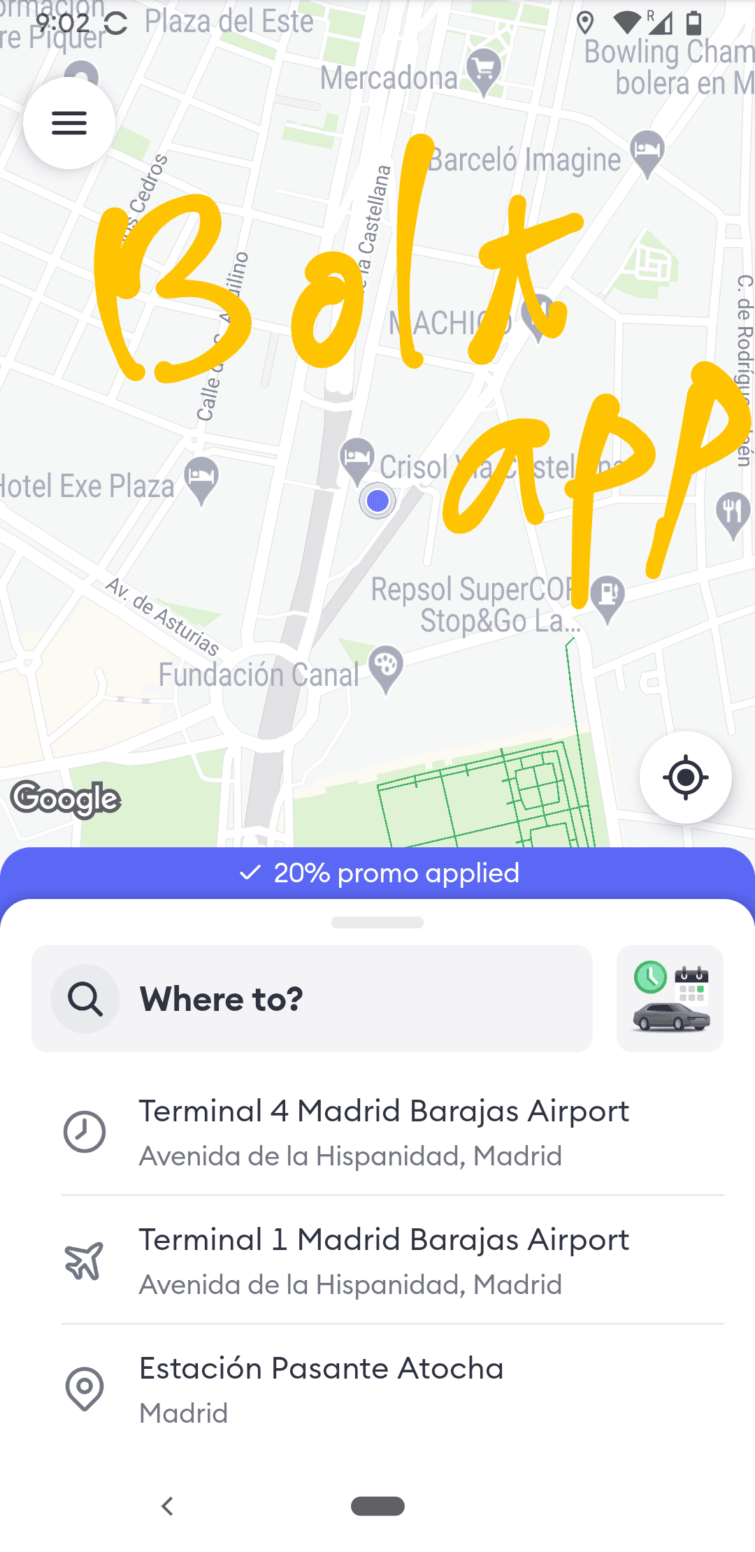 Bolt計程車西班牙葡萄牙