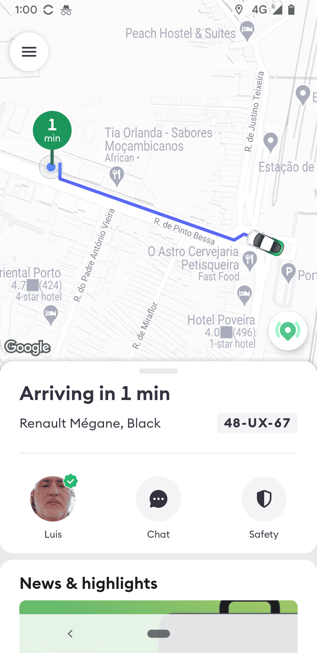 西班牙葡萄牙搭車叫車bolt感想 - 第9張圖 西班牙葡萄牙搭車叫車bolt感想